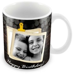 Personalized white mug in 3D