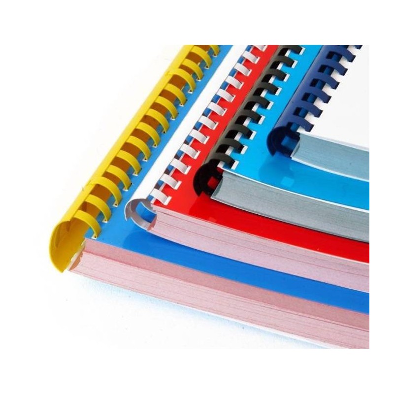 Binding with plastic spiral Binding with plastic spiral
