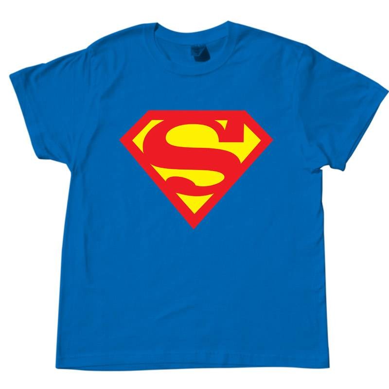 Superman 2025 Maglietta Superman Uomo 50% Cotone 50% Poliestere